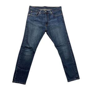 Levi's 512 Slim Taper Blue Jeans Dark Wash 33x30